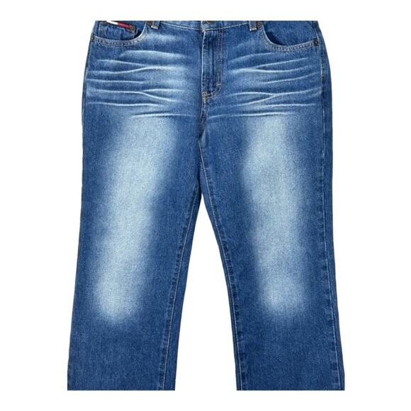 Tommy Hilfiger Y2K Vintage Straight Leg “Hip Jeans” | Light/Medium Wash Size 13 - Picture 5 of 14